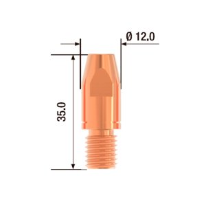 FUBAG Контактный наконечник M10х35 мм CuCrZr D=1.0 мм (25 шт.) в Нижнем Новгороде фото