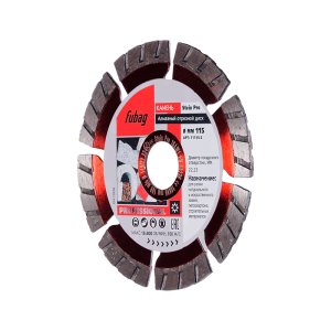 Алмазный отрезной диск FUBAG Stein Pro D115 мм/ 22.2 мм по камню в Нижнем Новгороде фото