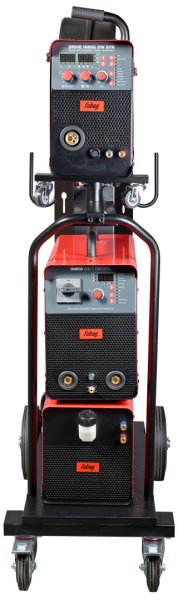 Сварочный полуавтомат INMIG 500T DW SYN + Подающий механизм DRIVE INMIG DW SYN + Шланг-пакет 5 м + Горелка FB 500 3 м + Блок жидкостного охлаждения + Тележка в Нижнем Новгороде фото