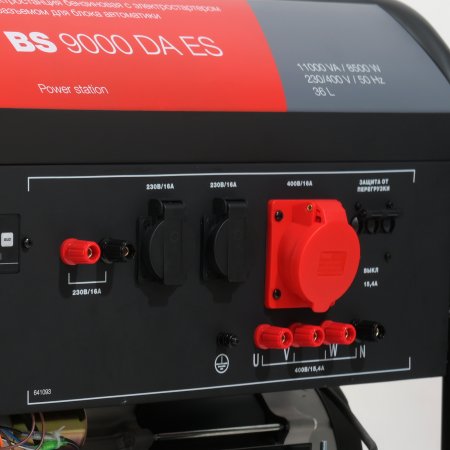 Бензиновый генератор FUBAG BS 9000 DA ES (трехфазный) с электростартером и коннектором автоматики в Нижнем Новгороде фото