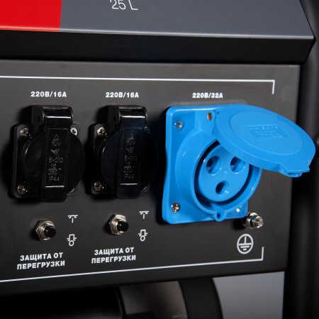 Бензиновый генератор с электростартером и коннектором автоматики FUBAG BS 7500 A ES в Нижнем Новгороде фото