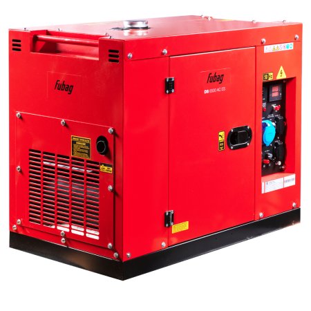 Дизельный генератор FUBAG DS 6500 AC ES с электростартером и коннектором автоматики (кожух) Дизельный генератор FUBAG DS 6500 AC ES с электростартером и коннектором автоматики (кожух)