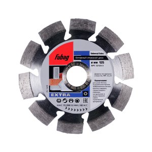 Алмазный отрезной диск FUBAG Universal Extra D125 мм/ 22.2 мм в Нижнем Новгороде фото