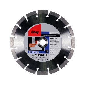 Алмазный отрезной диск FUBAG Universal Extra_ диам. 230/22.2 в Нижнем Новгороде фото