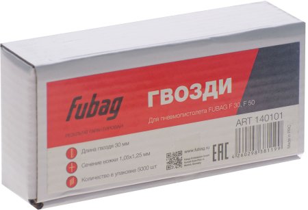 FUBAG Гвозди для F30 (F50 (1.05*1.25, 30 мм, 5000 шт) в Нижнем Новгороде фото