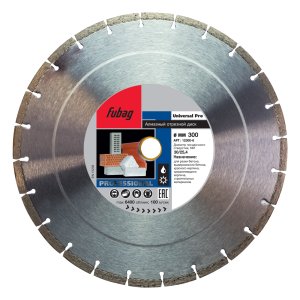 Алмазный отрезной диск FUBAG Универсальный Про (Universal Pro) D300 мм / 30 - 25,4 мм в Нижнем Новгороде фото