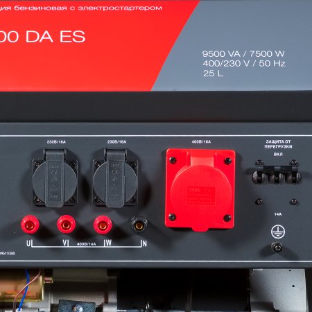 Бензиновый генератор FUBAG BS 8000 DA ES (трехфазный) с электростартером и коннектором автоматики в Нижнем Новгороде фото
